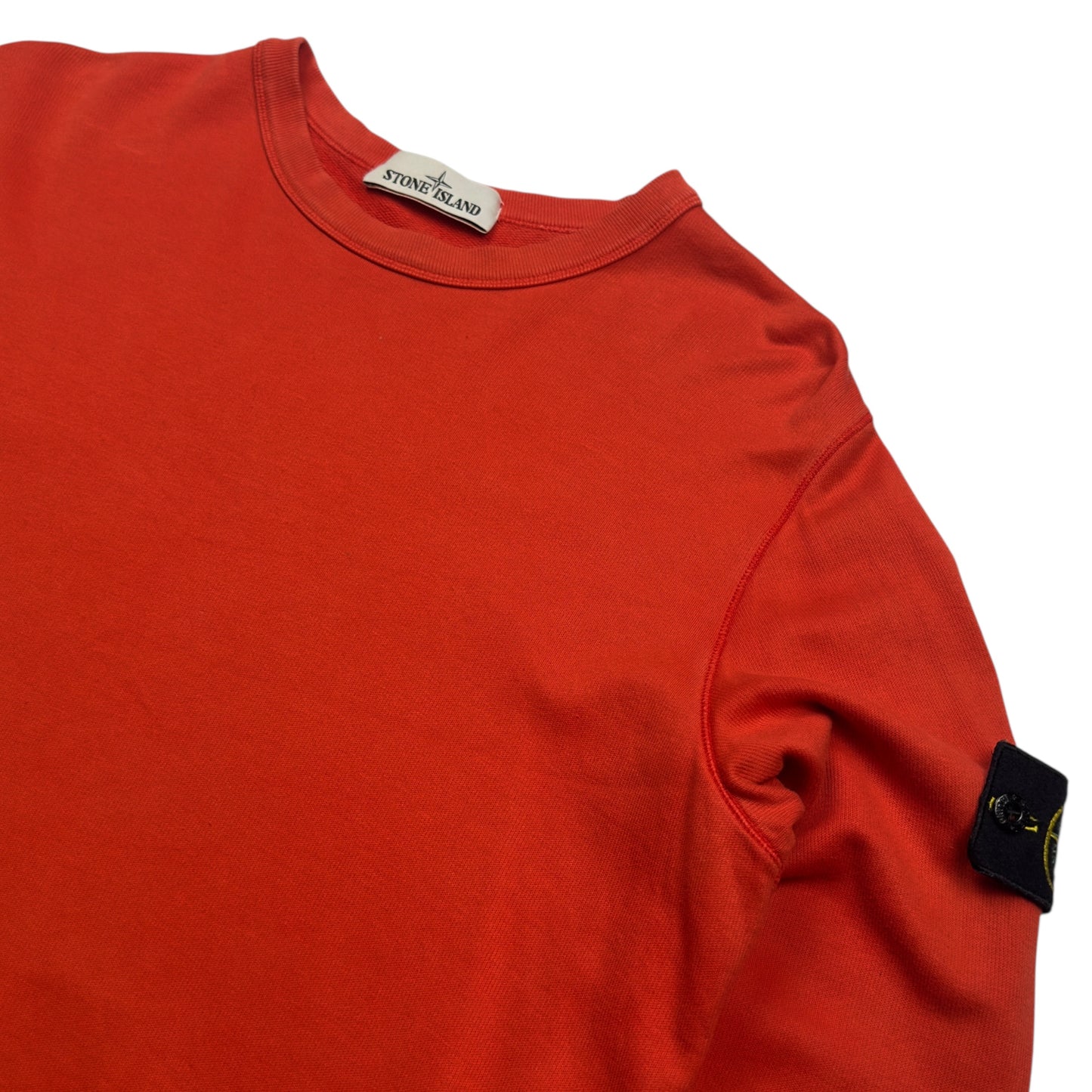 S/S 15 Stone Island Lightweight Cotton Sweater - Orange