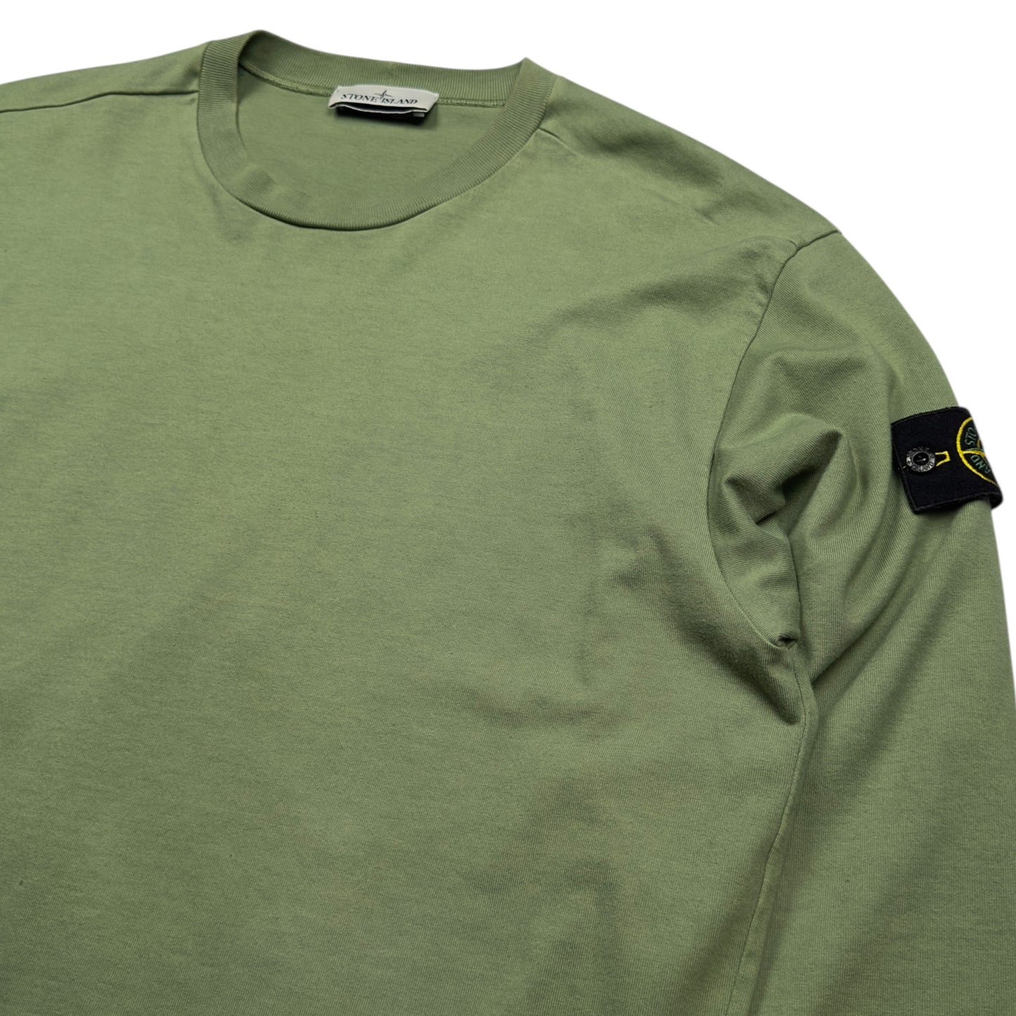 Stone Island Lightweight Cotton Sweater - Sage Green