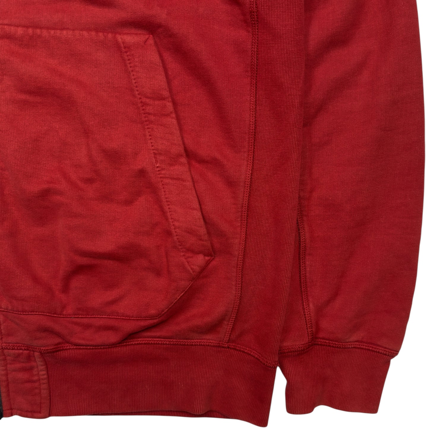 A/W 16 Stone Island Full Zip Hoodie - Red