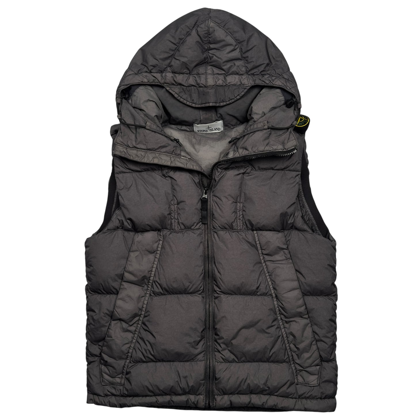 A/W 14 Stone Island Crinkle Reps NY Down Gilet - Dark Grey