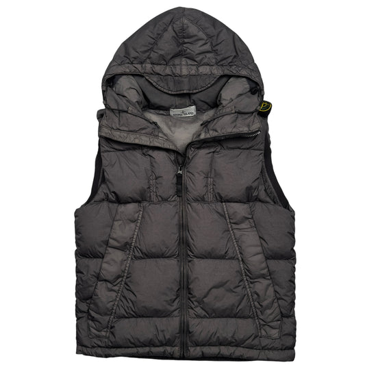 A/W 14 Stone Island Crinkle Reps NY Down Gilet - Dark Grey