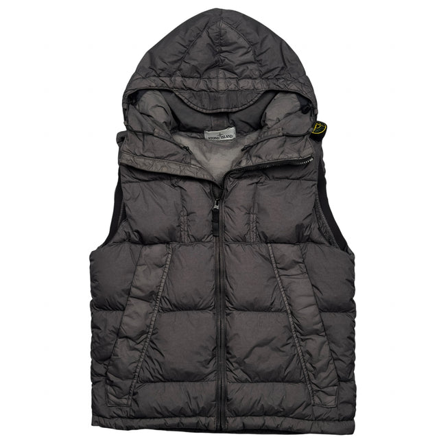 A/W 14 Stone Island Crinkle Reps NY Down Gilet - Dark Grey