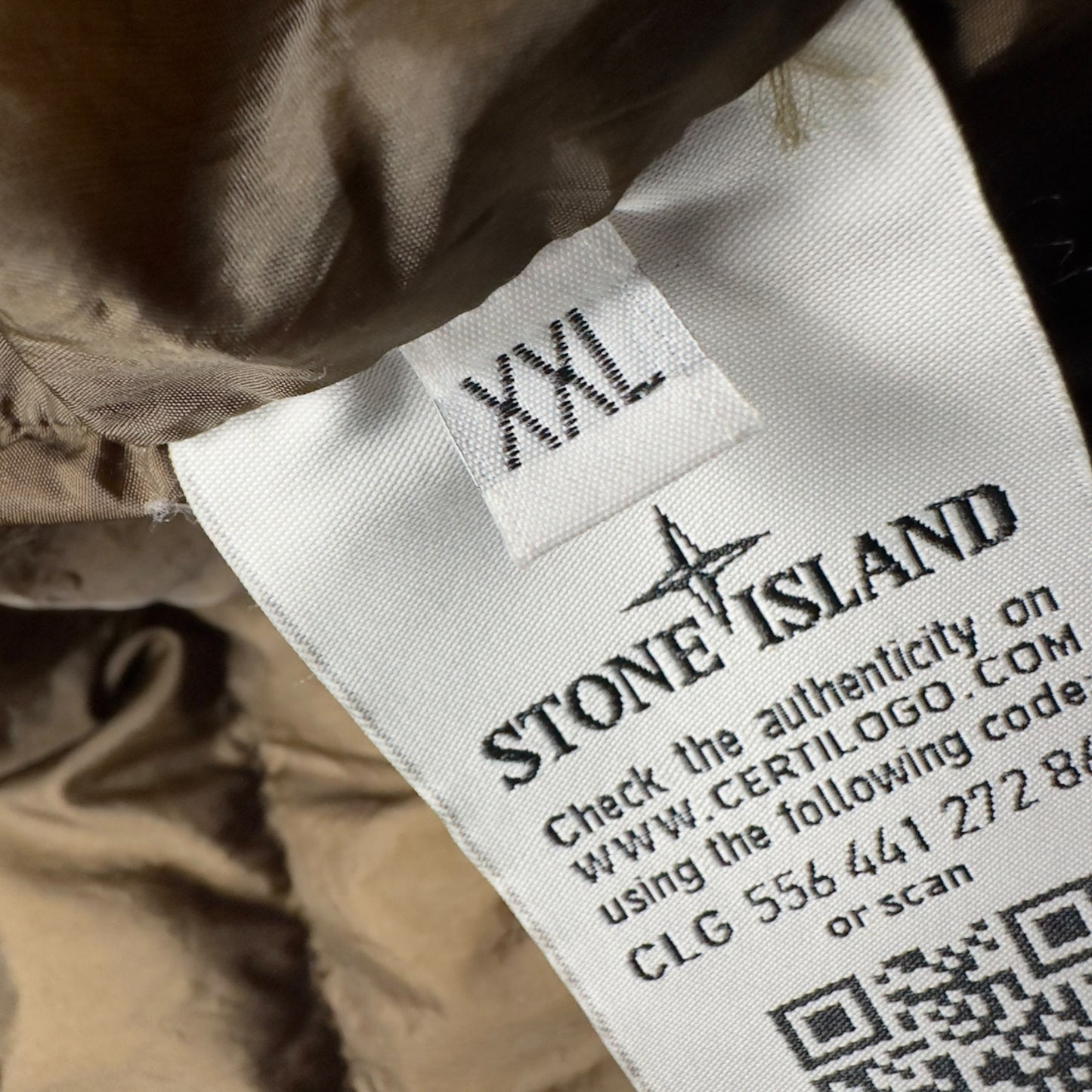 A/W 15 Stone Island Down_26 GR X SQM_N Down Puffer Jacket - Brown