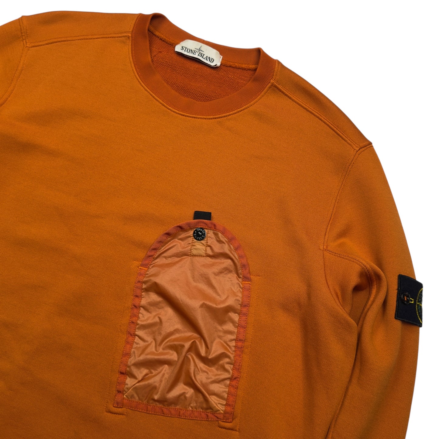 A/W 19 Stone Island Lamy Flock NYCO Crewneck Sweater