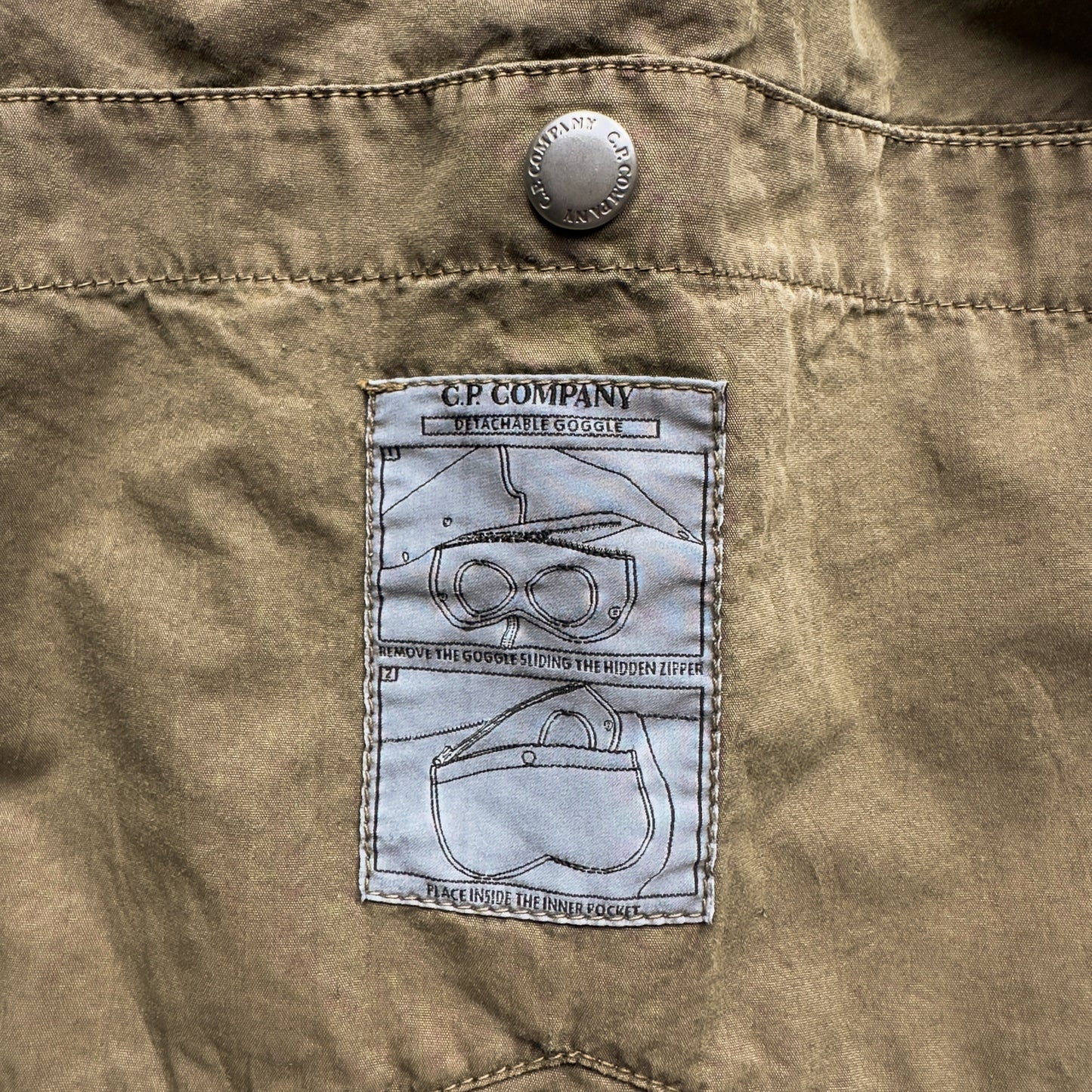 C.P. Company Pigment Dyed Mille Miglia Goggle Jacket