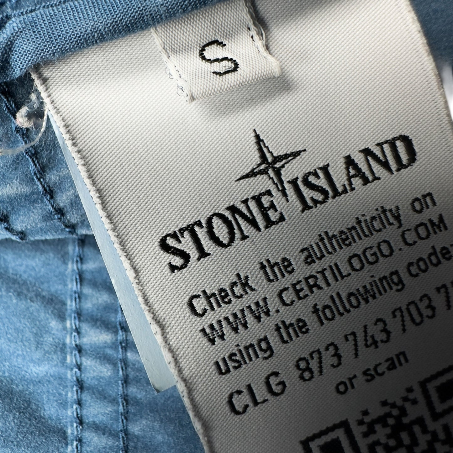 A/W 17 Stone Island Nylon Metal Flock Jacket - Navy
