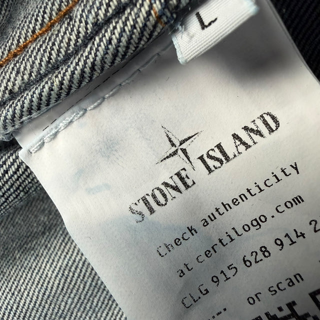 A/W 25 Stone Island Denim Research Coach Jacket