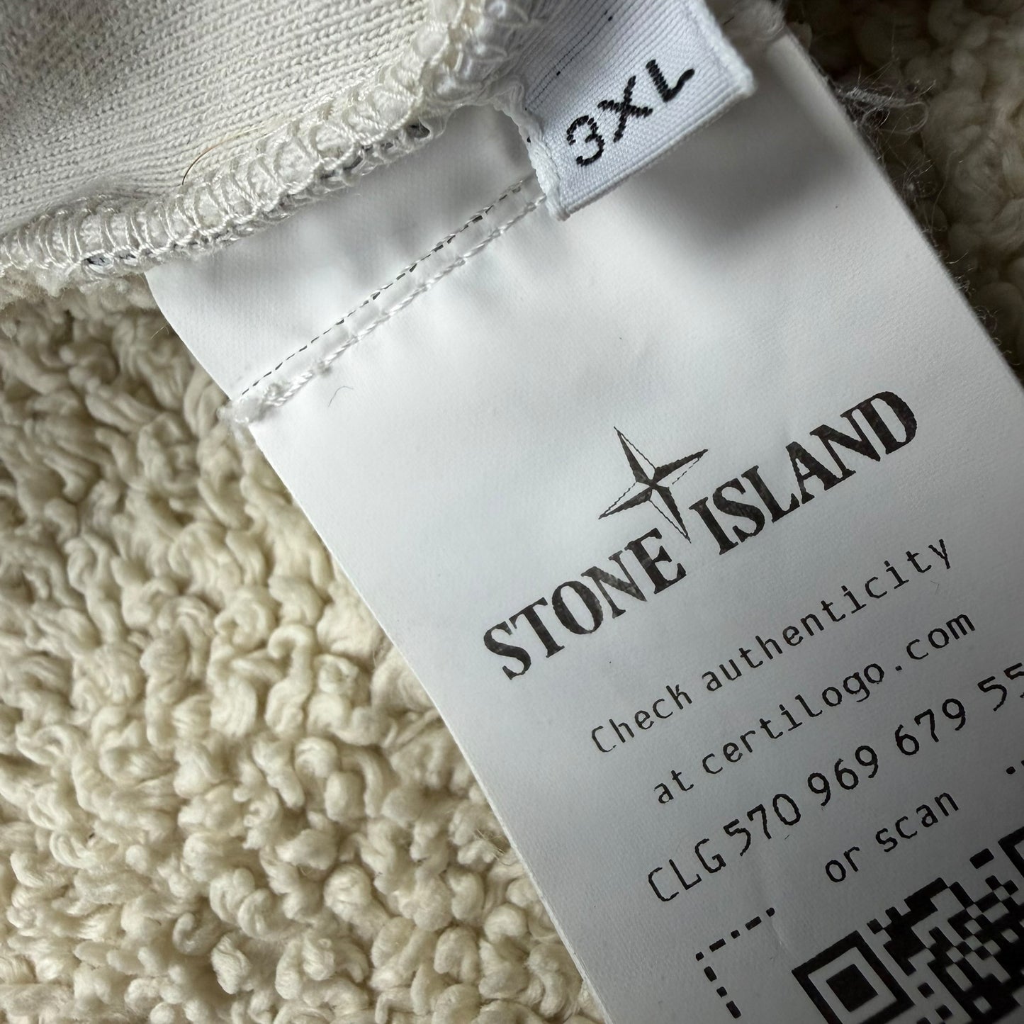 A/W 23 Stone Island Plated Terry Fleece Track Jacket