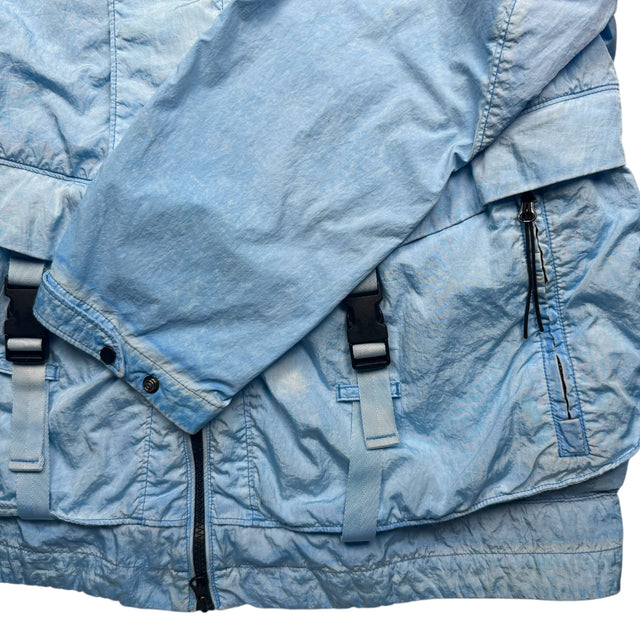 C.P. Company M.T.t.N. Internally Coloured Envelope La Mille Goggle Jacket - Blue