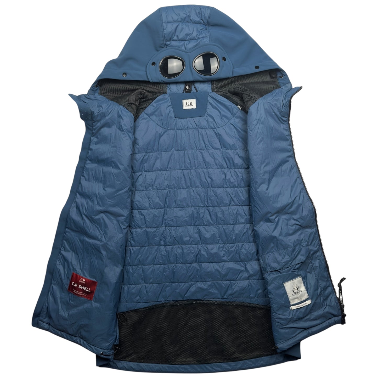 C.P. Company Shell Goggle Gilet - Blue