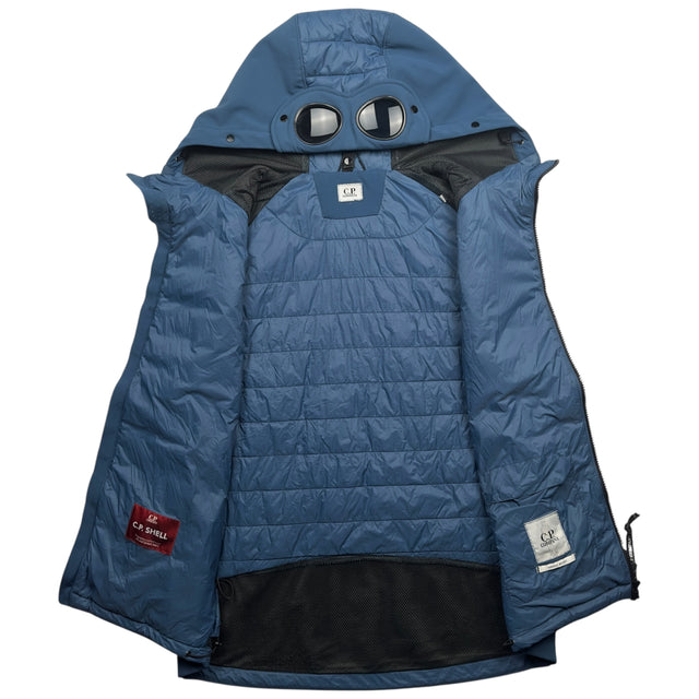 C.P. Company Shell Goggle Gilet - Blue