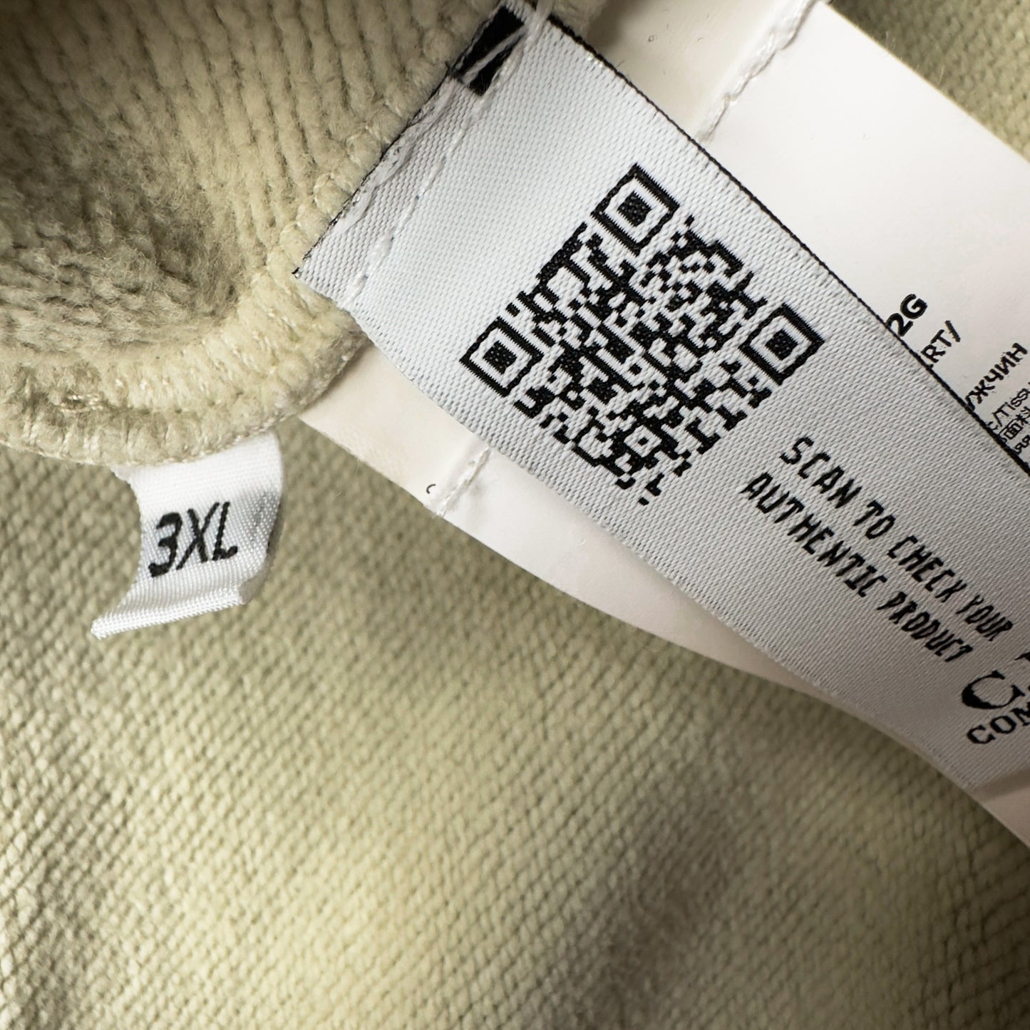 C.P. Company Diagonal Raised Fleece Crewneck Sweater - Cream