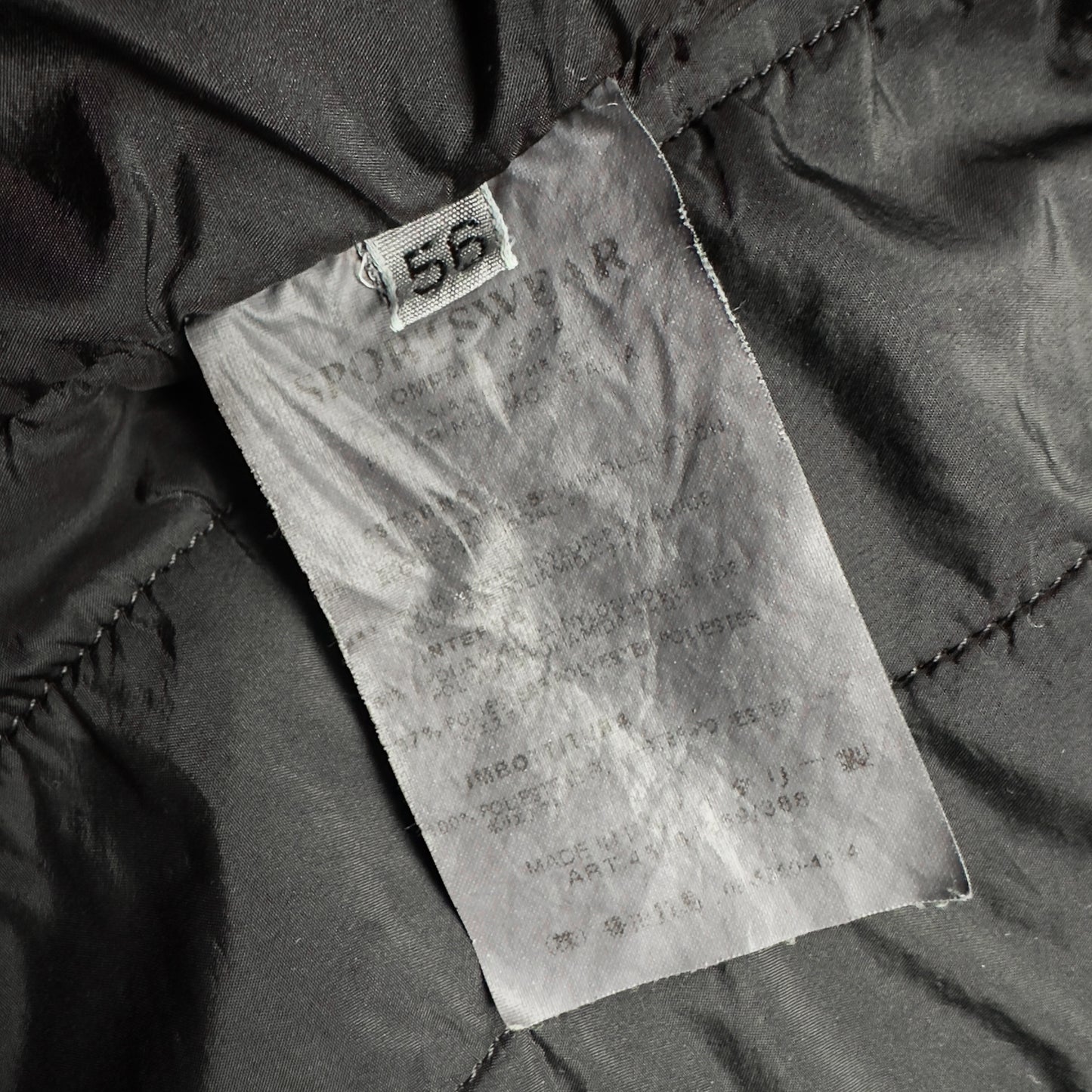 C.P. Company Quilt Lined Goggle Jacket - Black