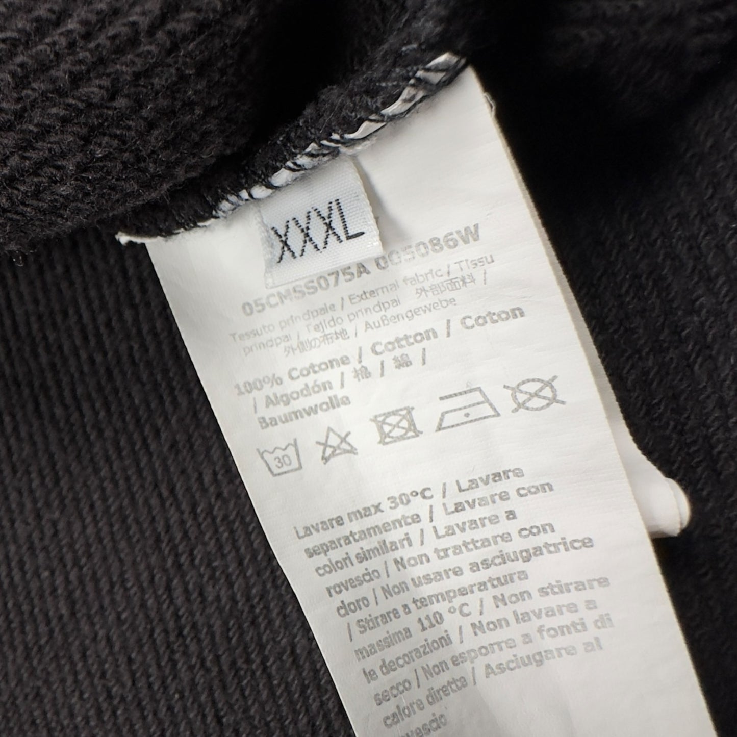 C.P. Company Chest Logo Sweater - Black