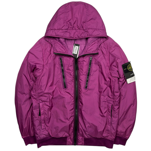 A/W 21 Stone Island Crinkle Reps R-NY with Primaloft Jacket - Purple