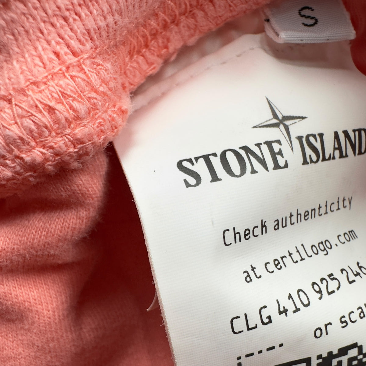 A/W 22 Stone Island Cotton Jersey Cargo Shorts - Pink