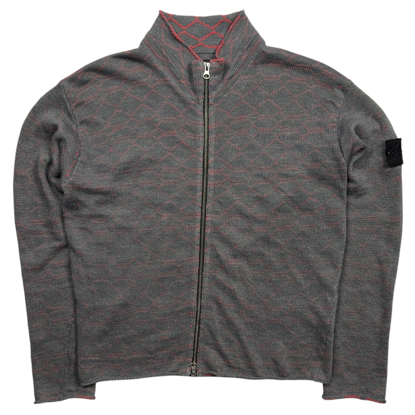 S/S 22 Stone Island Shadow Project Hemp Full Zip Sweater