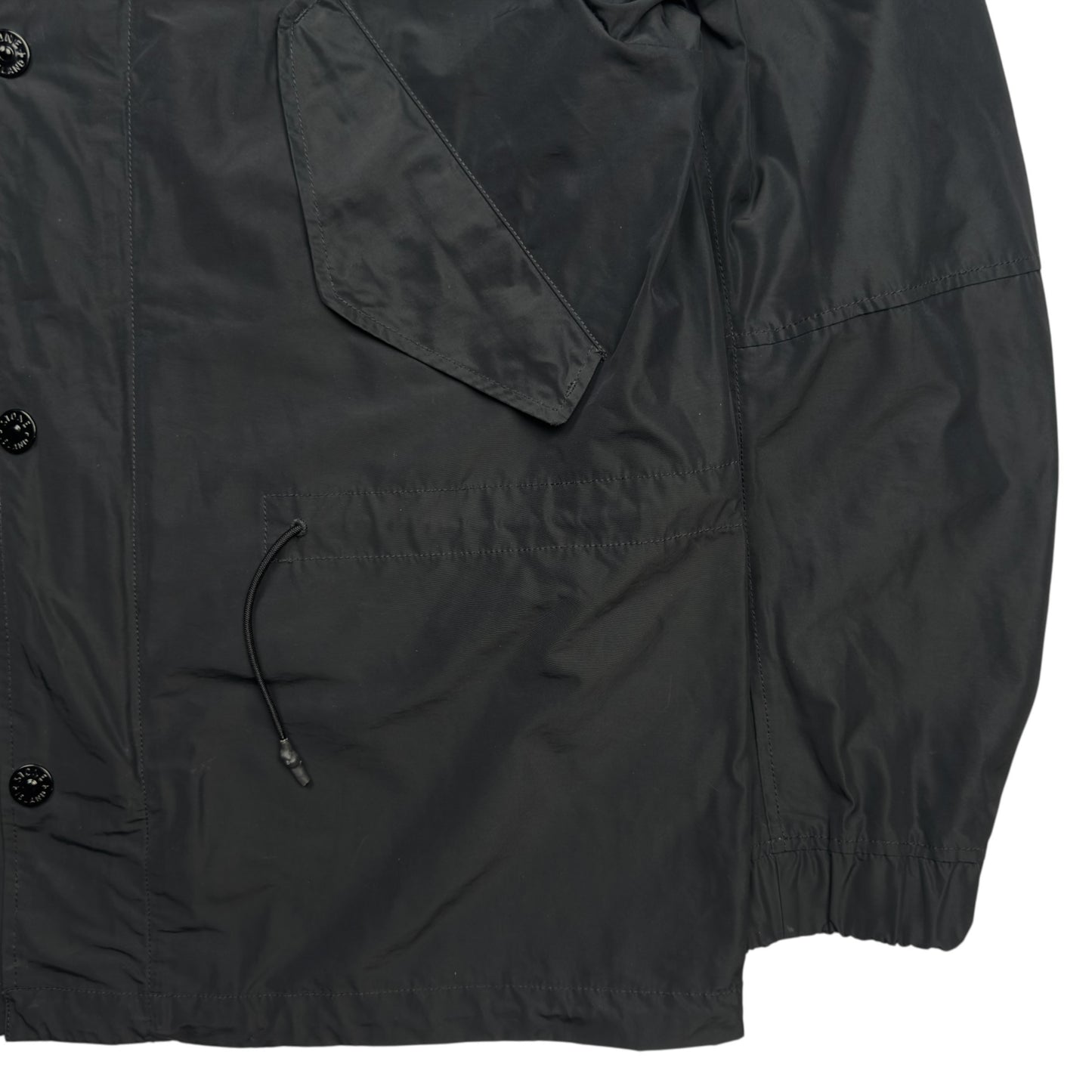 S/S 18 Stone Island Micro Reps Parka Jacket - Black