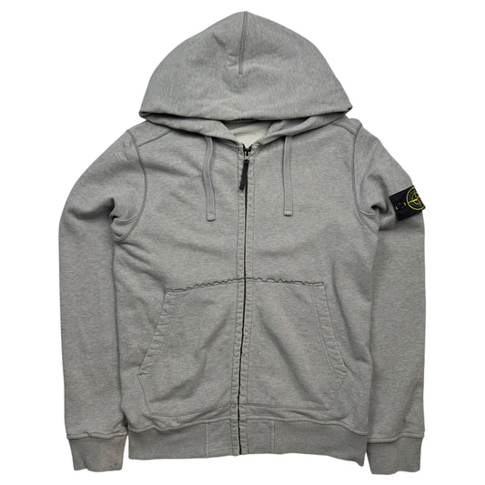S/S 18 Stone Island Full Zip Hoodie - Grey