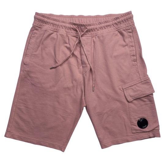 C.P. Company Cotton Lens Shorts - Dusty Rose Pink