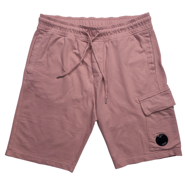 C.P. Company Cotton Lens Shorts - Dusty Rose Pink