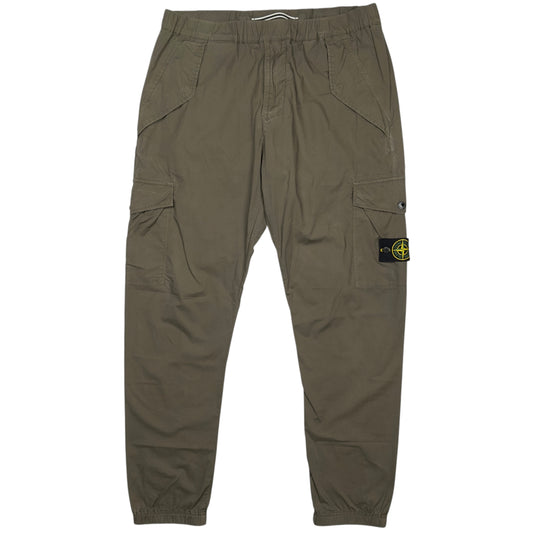 S/S 18 Stone Island Cotton Cargo Trousers - Khaki