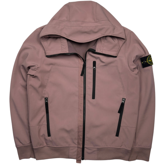 A/W 18 Stone Island Soft Shell R Jacket - Dusty Pink