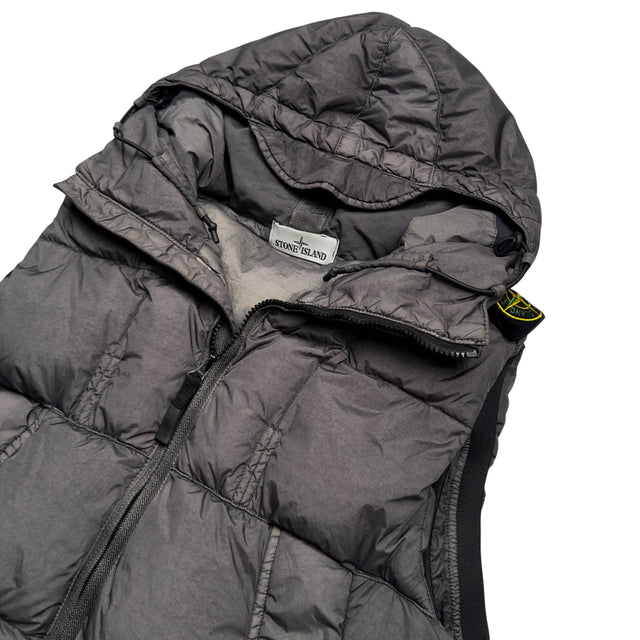 A/W 14 Stone Island Crinkle Reps NY Down Gilet - Dark Grey