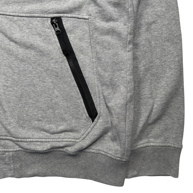 S/S 17 Stone Island Full Zip Hoodie - Grey