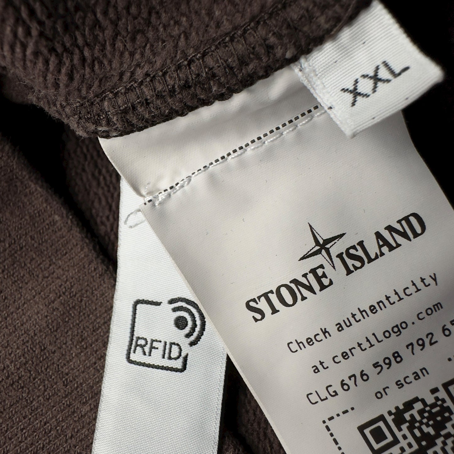 A/W 21 Stone Island Quarter Zip Sweater - Brown