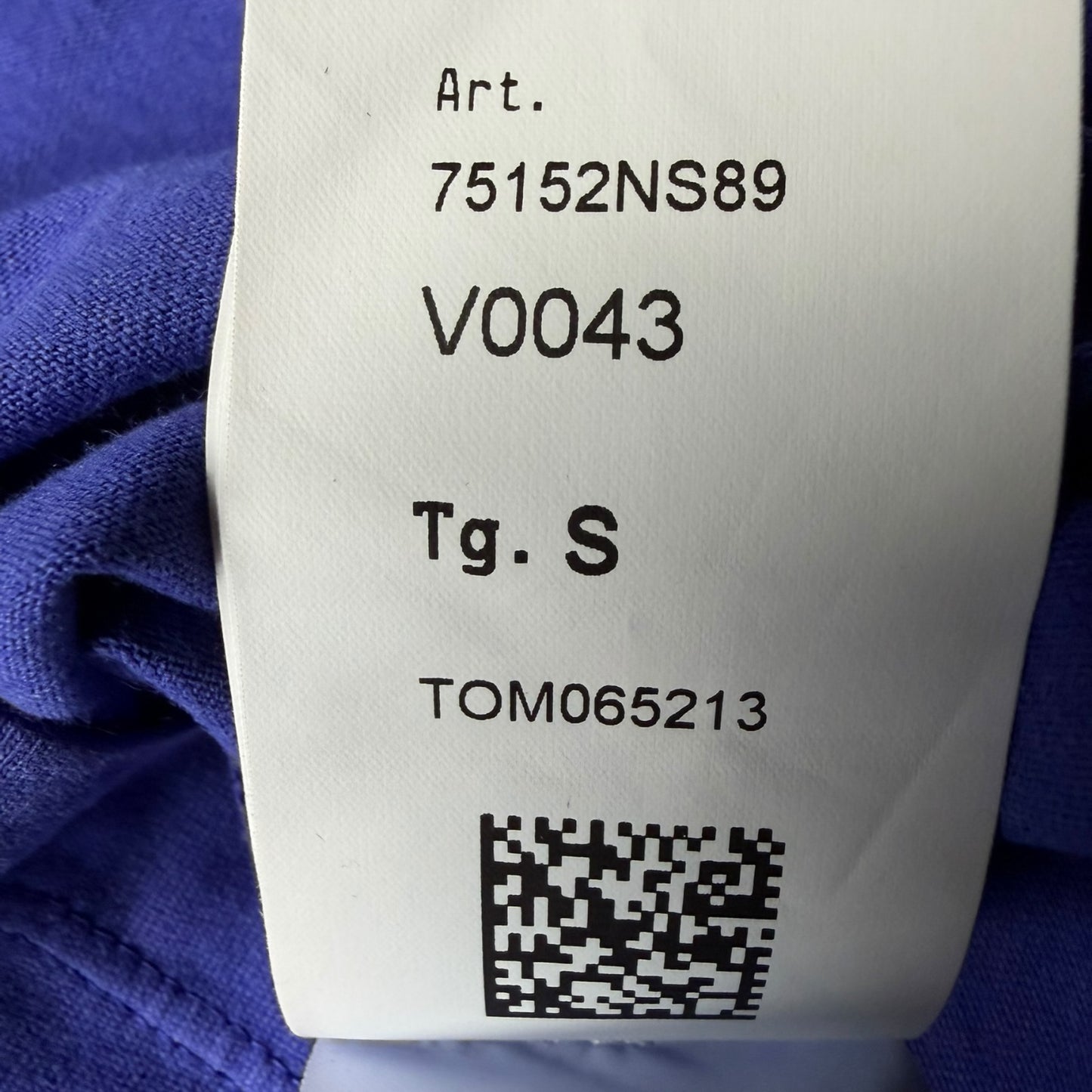 A/W 21 Stone Island 'Lenticular Two' Rubber 3D Logo T-Shirt - Blue