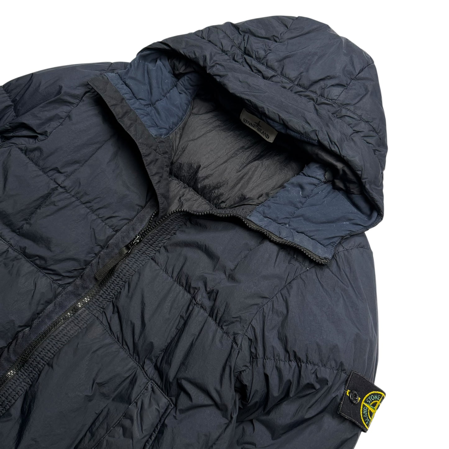 A/W 18 Stone Island Crinkle Reps NY Down Puffer Jacket - Black