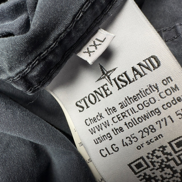S/S 21 Stone Island Cotton Pocket Overshirt Jacket - Navy