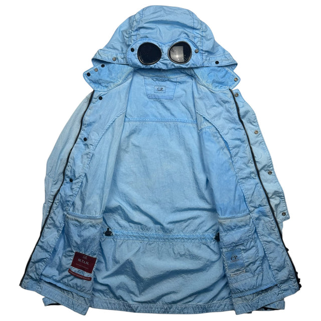 C.P. Company M.T.t.N. Internally Coloured Envelope La Mille Goggle Jacket - Blue