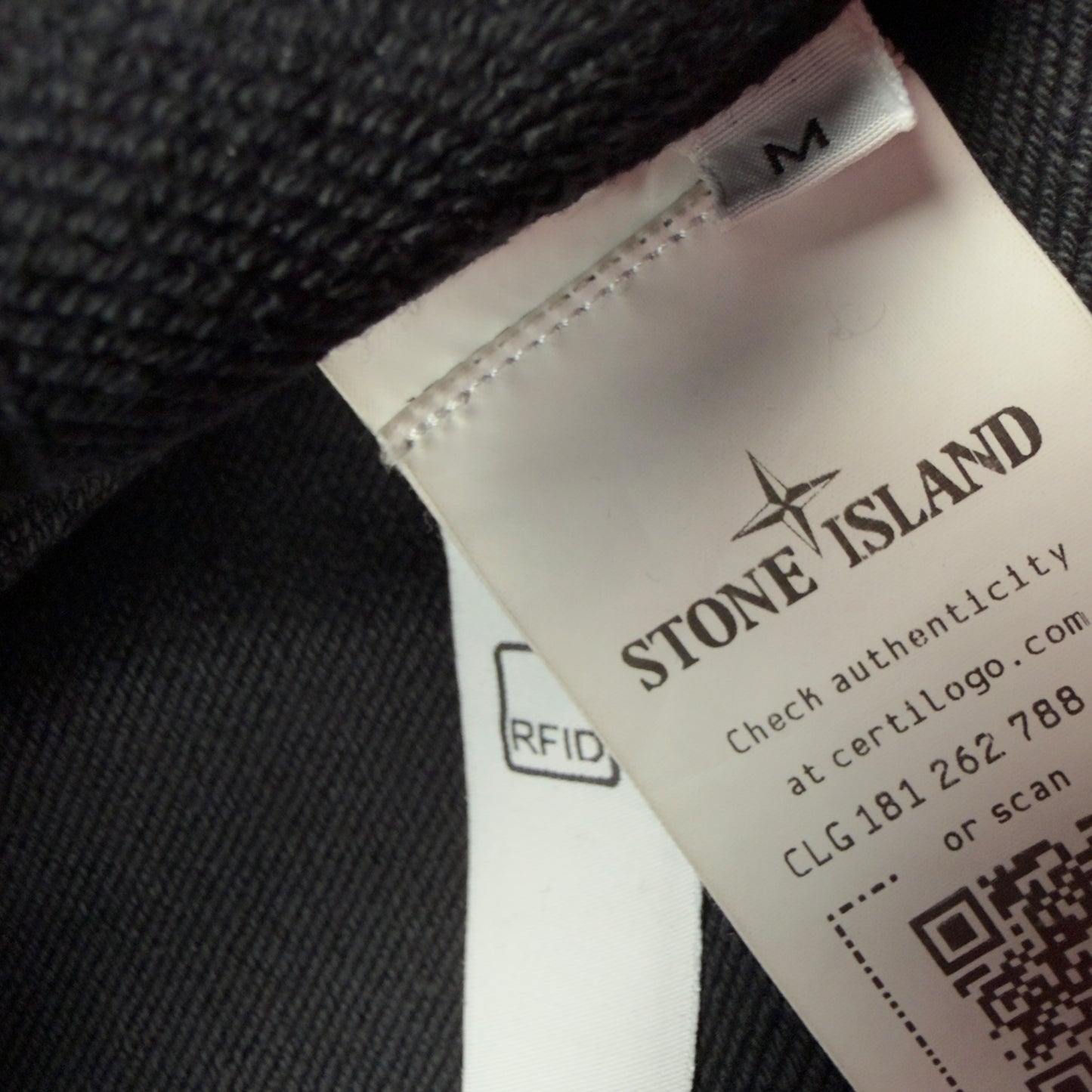 S/S 22 Stone Island Hoodie - Black