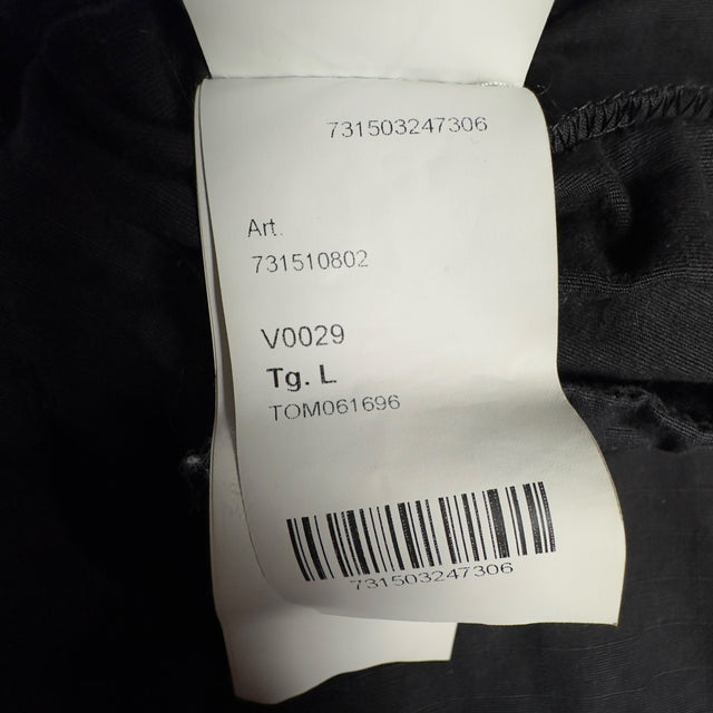 A/W 20 Stone Island Quarter Zip Ripstop Smock - Black