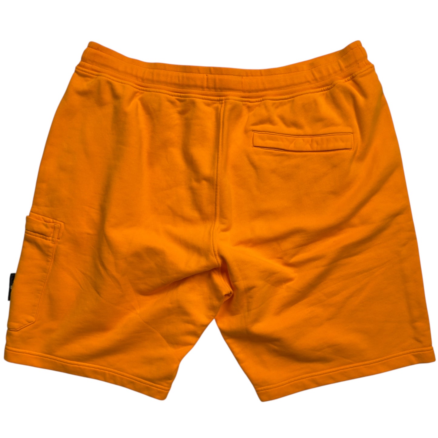 Stone Island Cotton Jersey Cargo Shorts - Orange