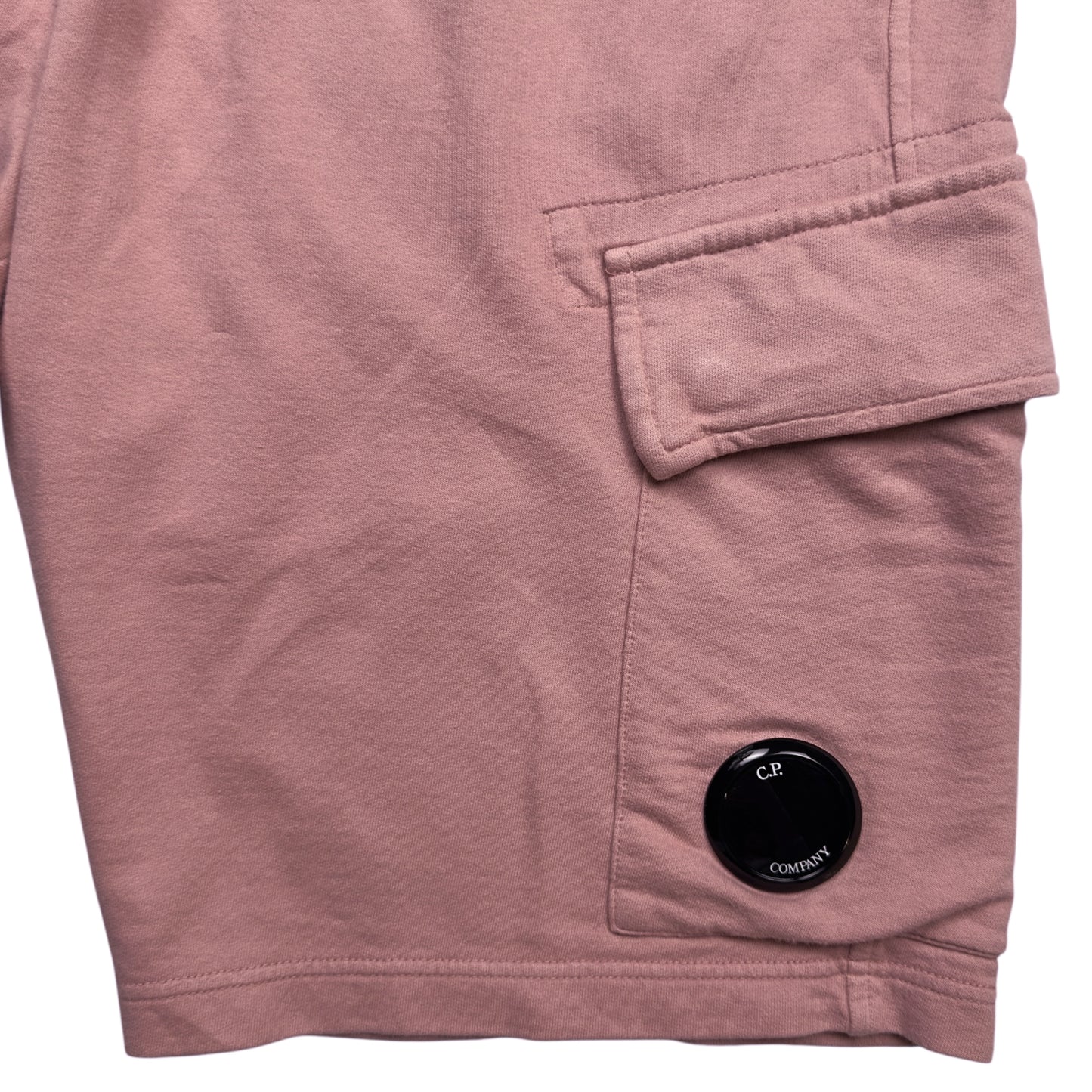C.P. Company Cotton Lens Shorts - Dusty Rose Pink