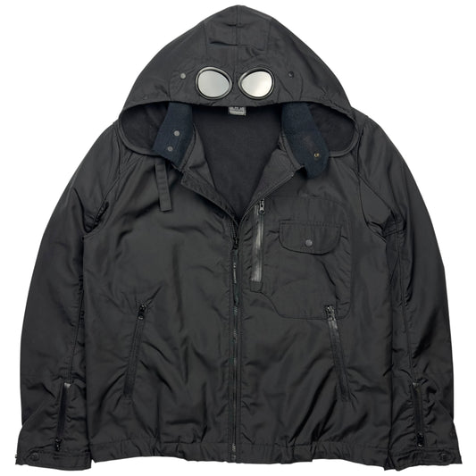 C.P. Company Leinster 200 Dynafil Goggle Jacket - Black