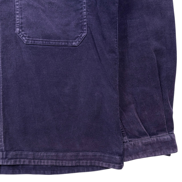 A/W 18 Stone Island Moleskin Cotton Overshirt Jacket - Purple