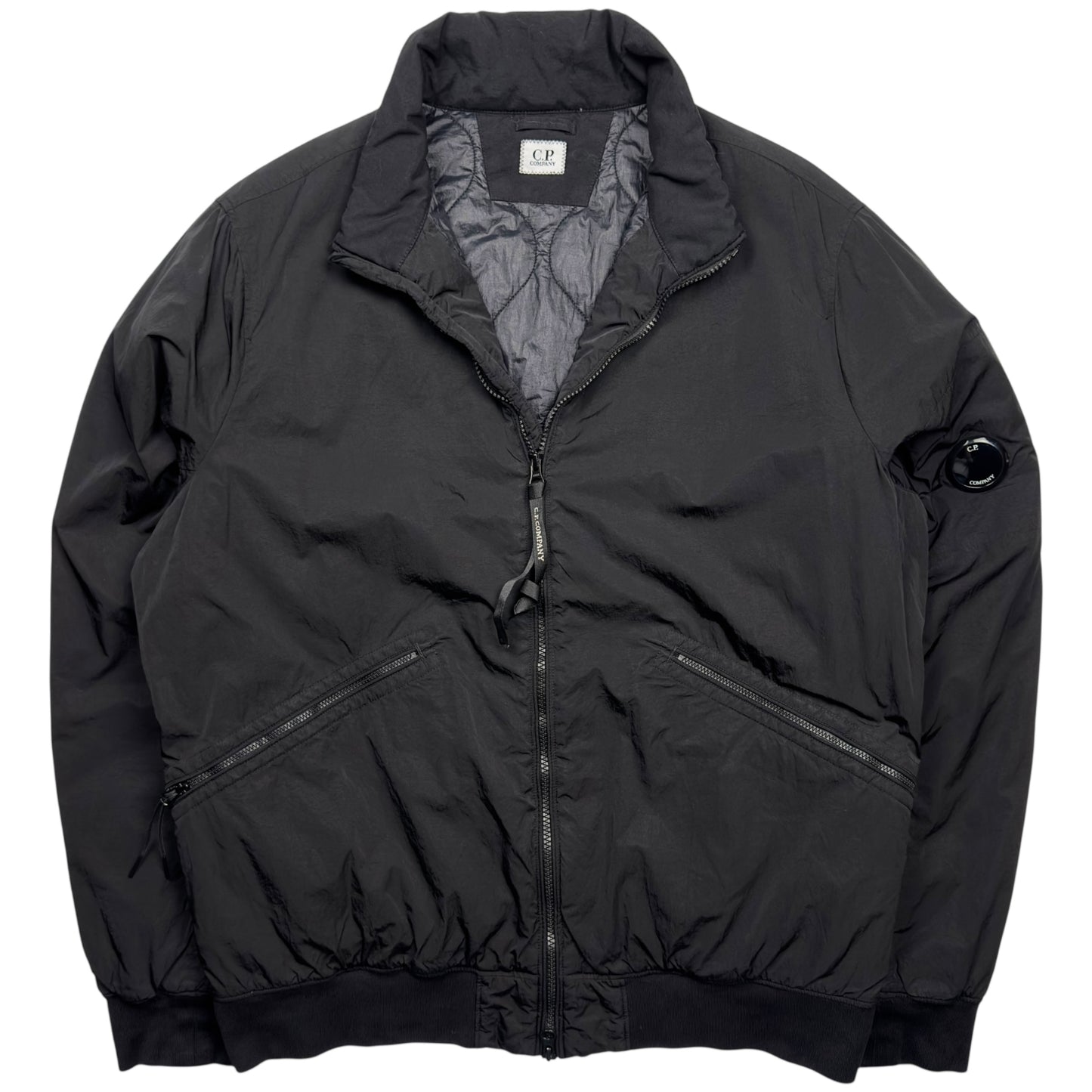 C.P. Company Chrome R Bomber Jacket - Black