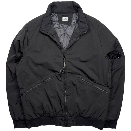 C.P. Company Chrome R Bomber Jacket - Black