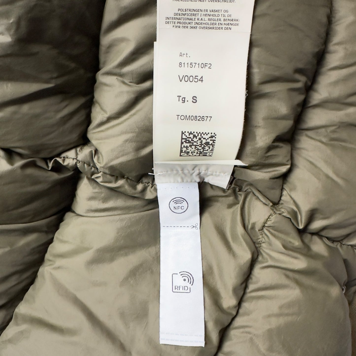 A/W 24 Stone Island Performance Twill Wool Down TC Ghost Parka Jacket