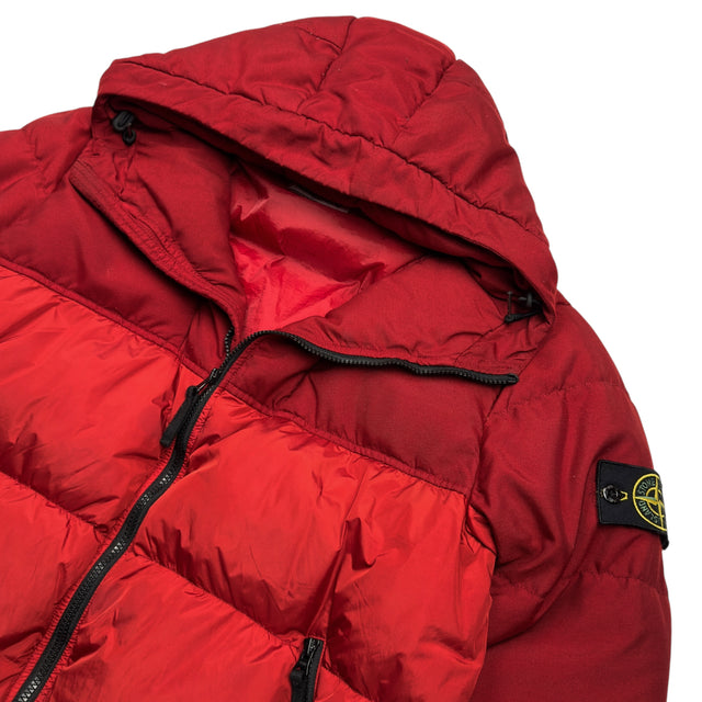 A/W 13 Stone Island Crinkle Reps NY Down Puffer Jacket - Red