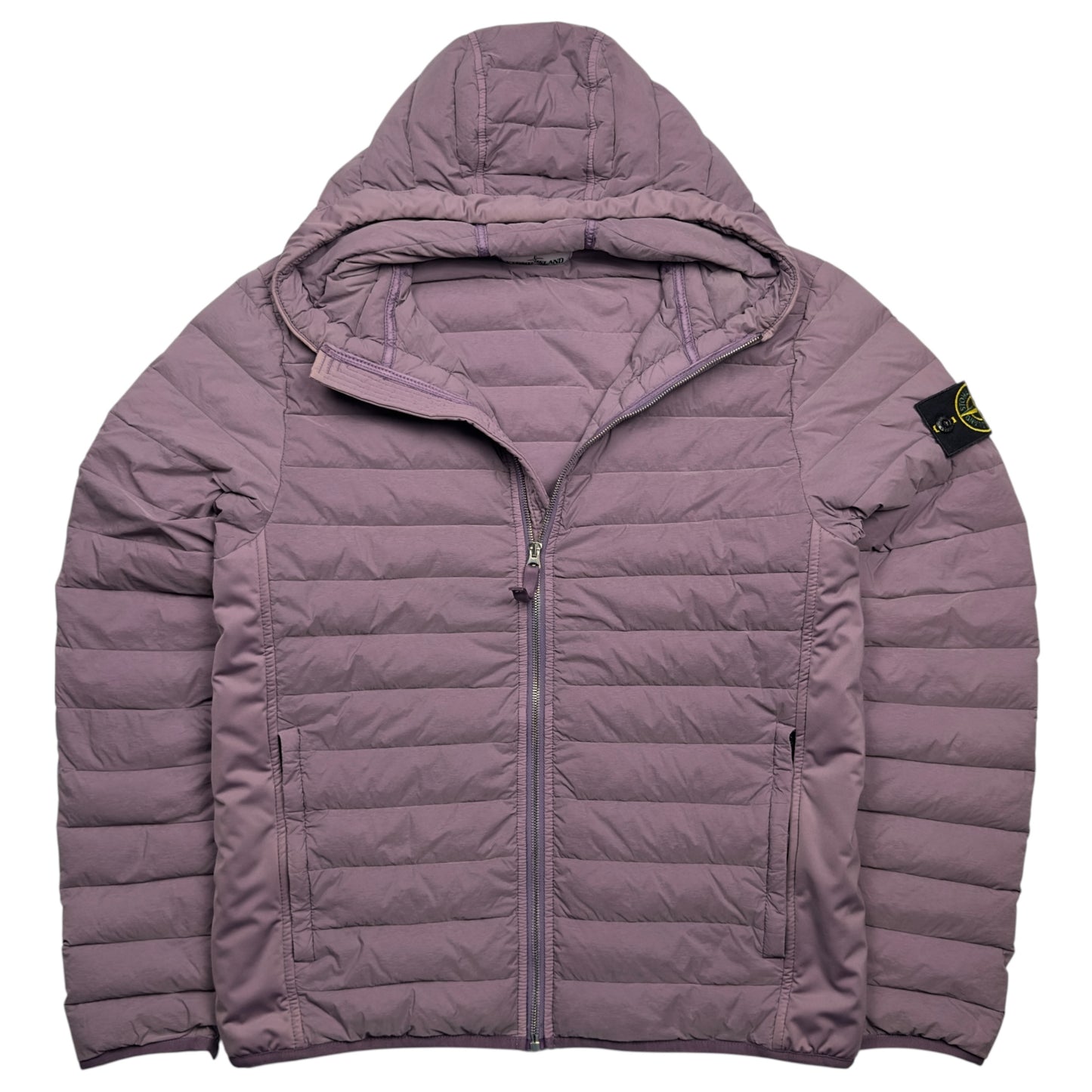 A/W 20 Stone Island Loom Woven Down Chambers Stretch Nylon Down TC Puffer Jacket - Purple
