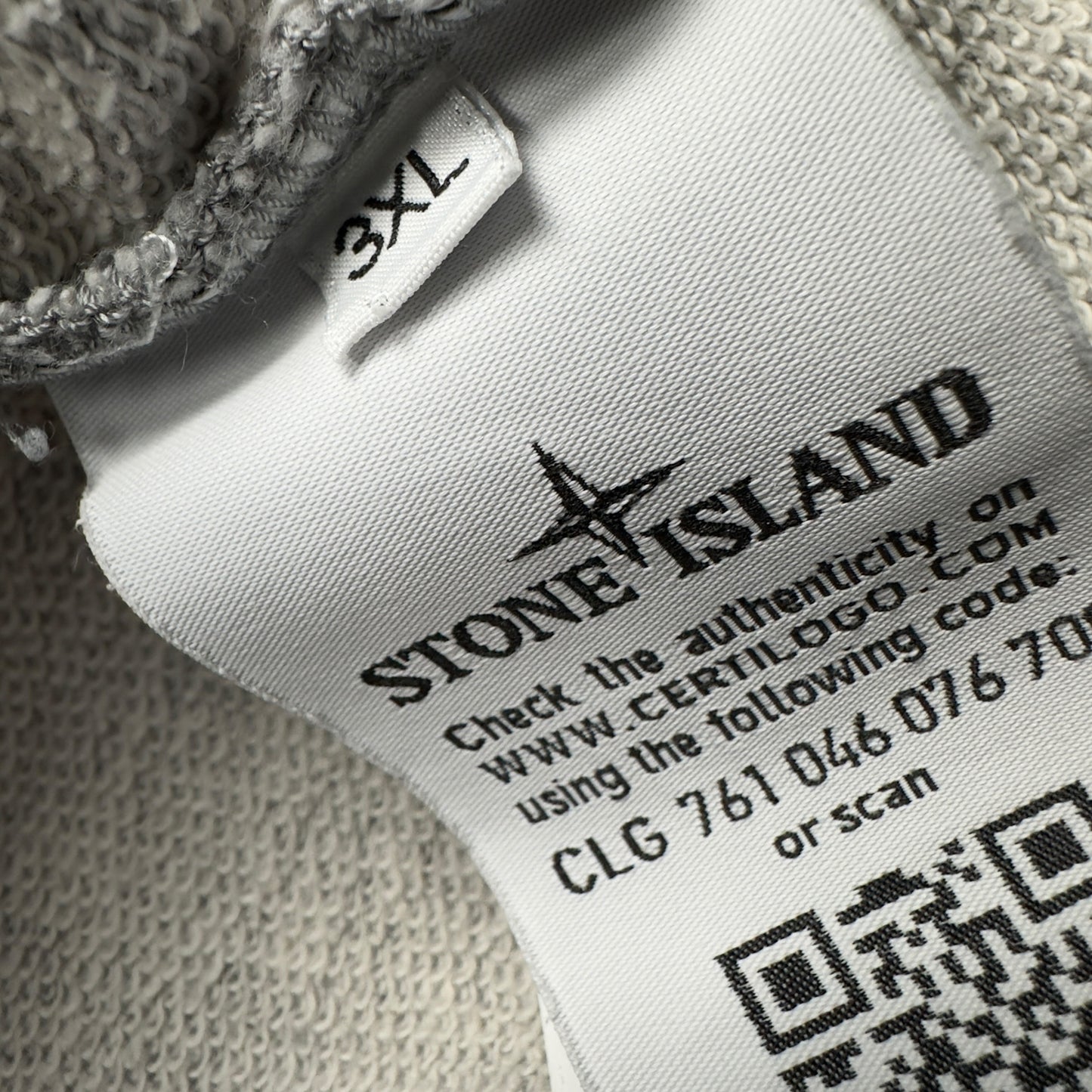 S/S 17 Stone Island Full Zip Hoodie - Grey