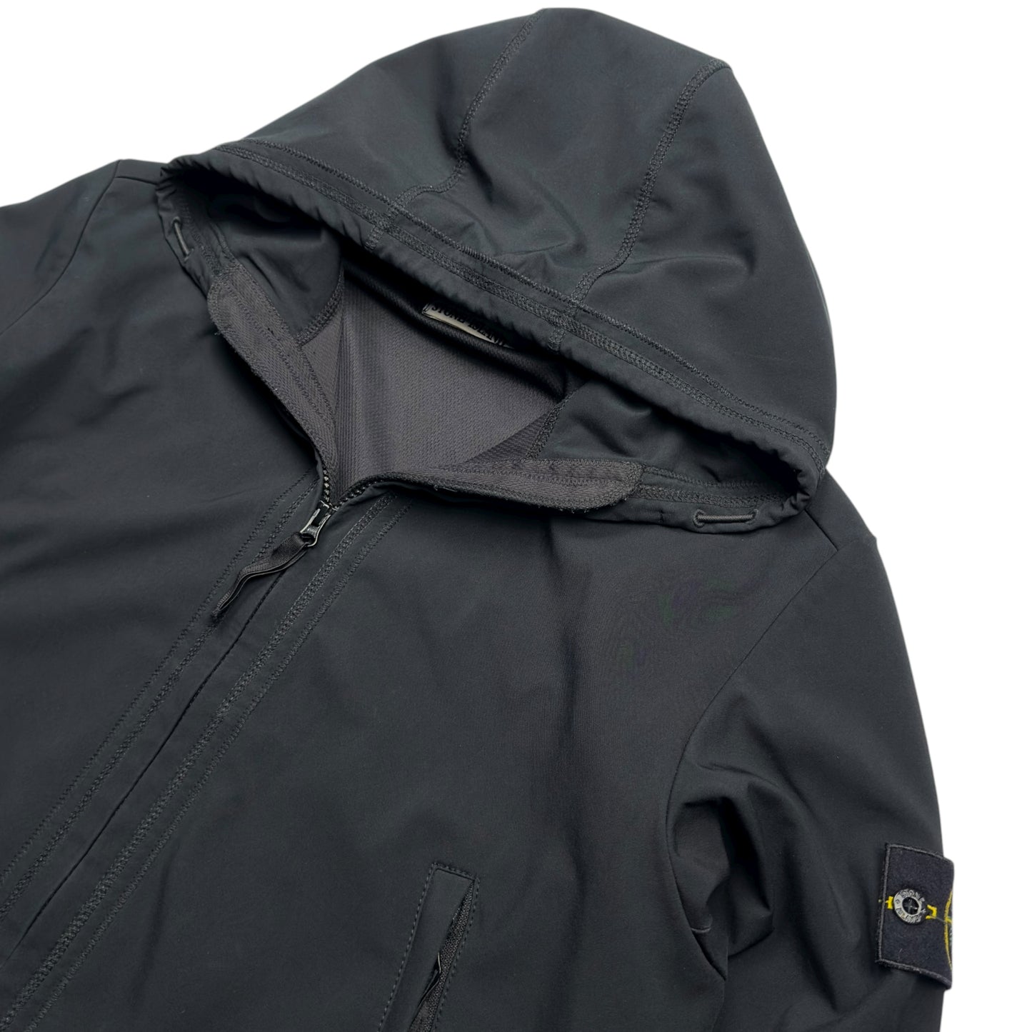 S/S 16 Stone Island Light Soft Shell R - Black