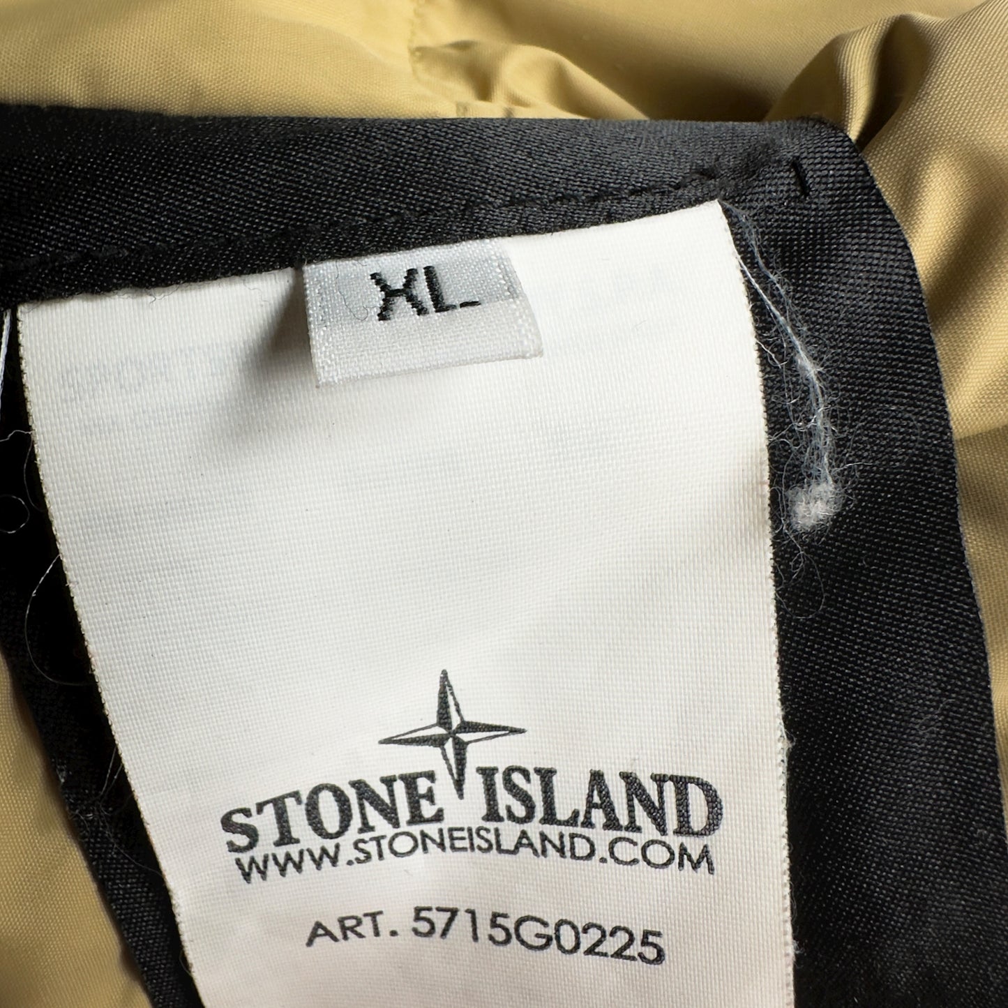 A/W 12 Stone Island Reps Nylon Down Gilet - Olive Green