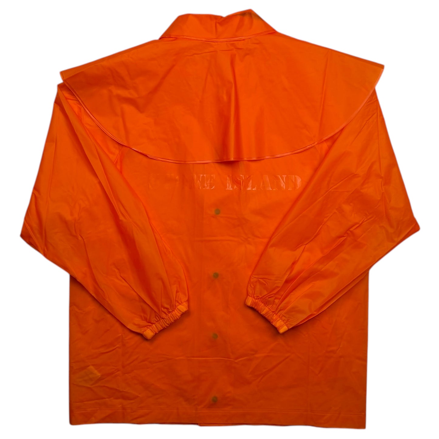 S/S 88 Stone Island PVC Rain Jacket - Orange