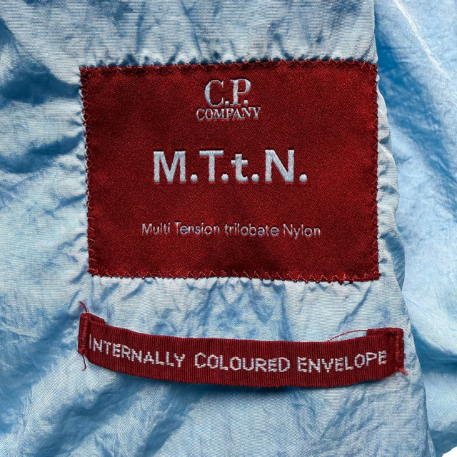 C.P. Company M.T.t.N. Internally Coloured Envelope La Mille Goggle Jacket - Blue